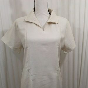 Breastfeeding Nursing Dress Color Sand Sz Small